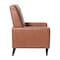 Flash Furniture Modern Cognac Brown LeatherSoft Pushback Recliner SG-SX-80415N-BR-GG - alternate 5